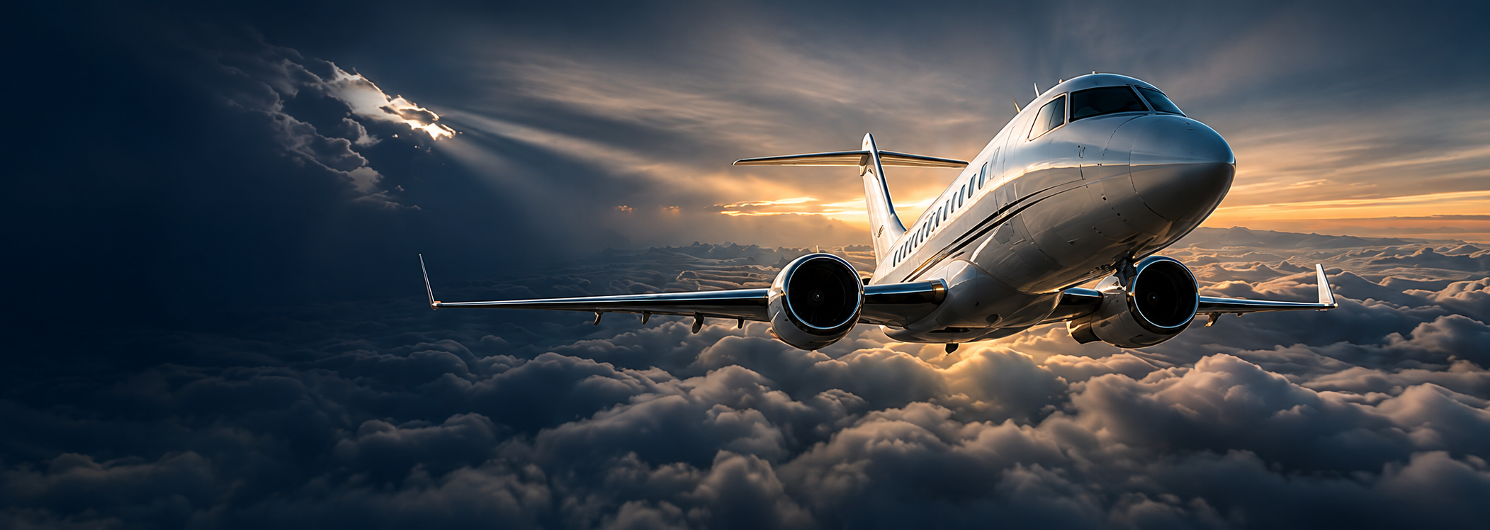 Jato executivo JetNova para fretamento aéreo
