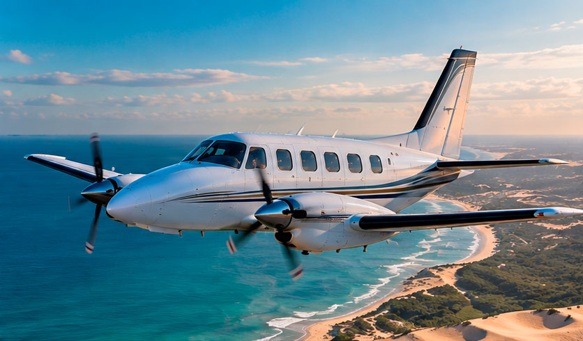 Embraer EMB-821 Carajá em voo
